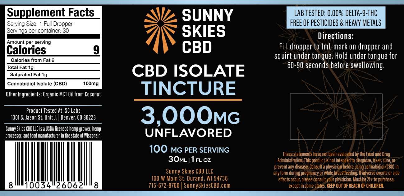 Óleo de CBD Isolado - Sem Sabor