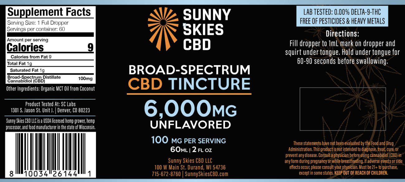 Óleo de CBD Broad-Spectrum - Sem Sabor