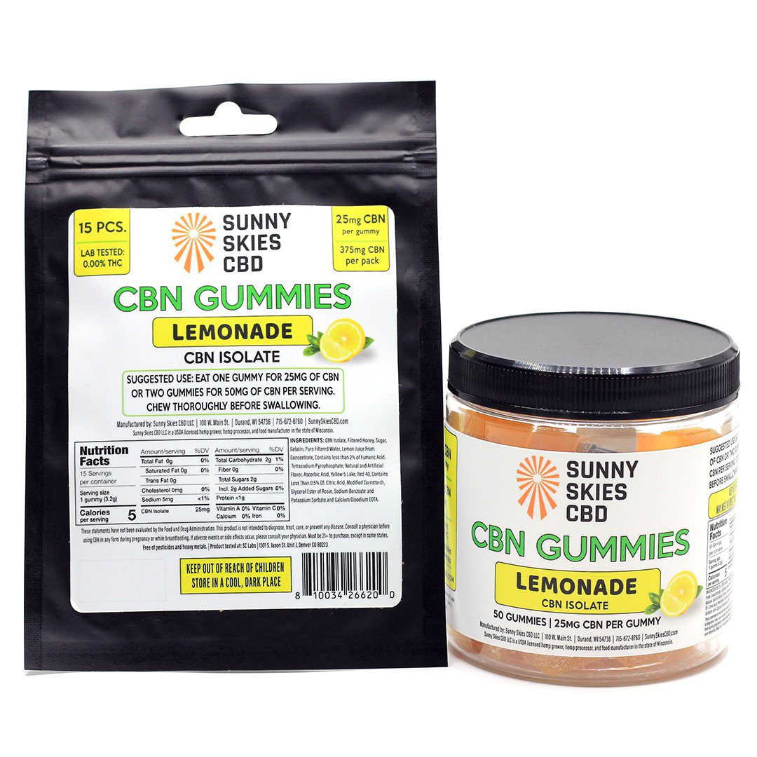 CBN Isolate Gummies - Lemonade