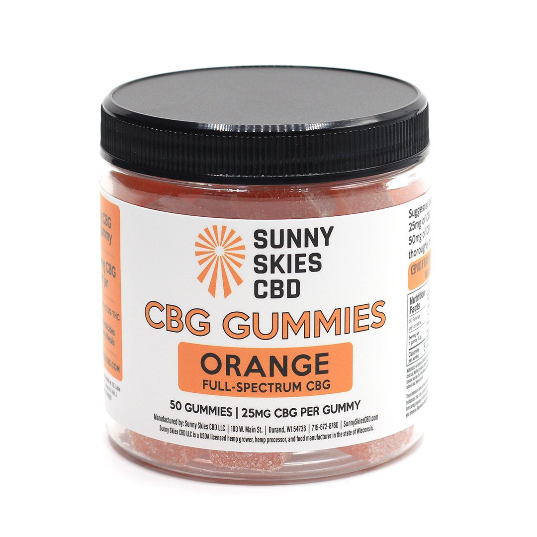 Gummies de CBD Full-Spectrum - Laranja