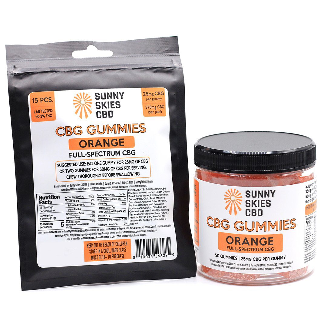 Gummies de CBD Full-Spectrum - Laranja