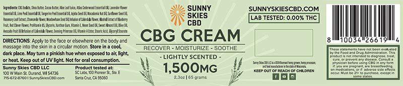CBG Cream