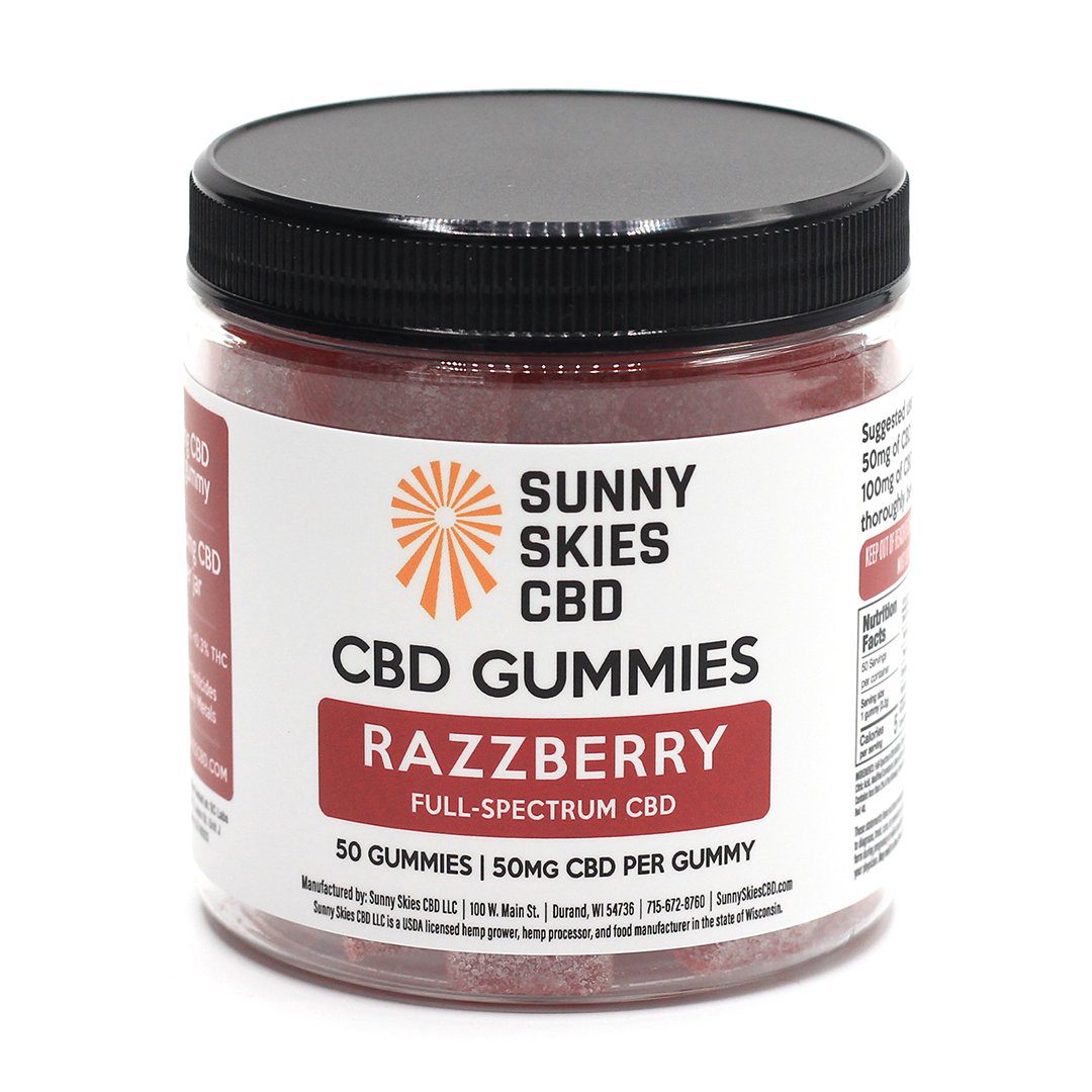 Full-Spectrum CBD Gummies - Razzberry