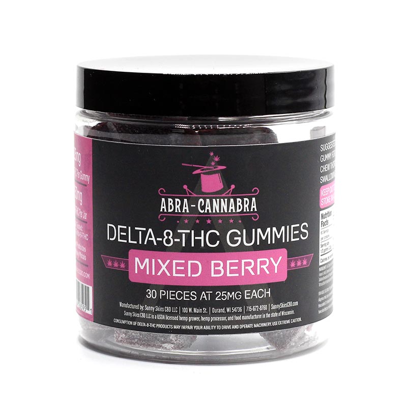 Delta-8 THC Gummies - Mixed Berry