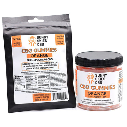 Gummies de CBD Full-Spectrum - Laranja