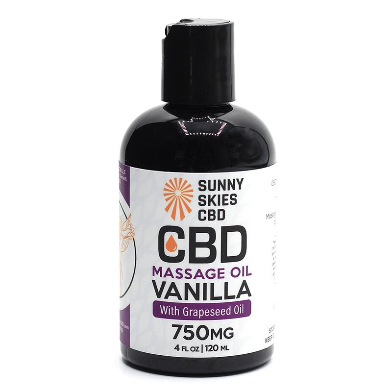 CBD Massage Oil – Vanilla